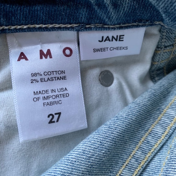 AMO Jane sweet cheeks jeans 27 kick flare crop - Picture 8 of 8